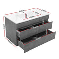 Cefito 915mm Vanity Unit Basin Grey