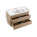 Cefito Vanity Unit 915mm Basin Oak