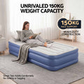 Bestway Air Mattress Inflatable Bed Built-in Pump Luxury SINGLE Airbed 46cm