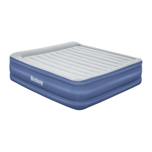 Bestway Air Mattress KING Inflatable Bed 56cm Airbed Blue