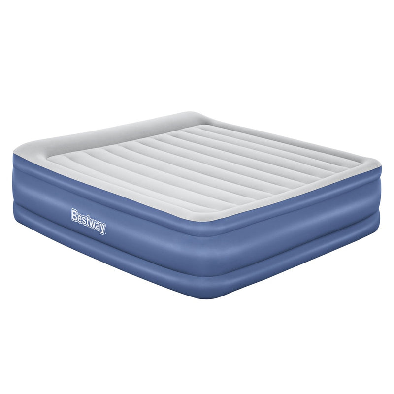 Bestway Air Mattress KING 56cm Inflatable Bed Blue Airbed