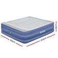 Bestway Air Mattress KING 56cm Inflatable Bed Blue Airbed