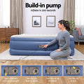 Bestway Air Mattress KING 56cm Inflatable Bed Blue Airbed