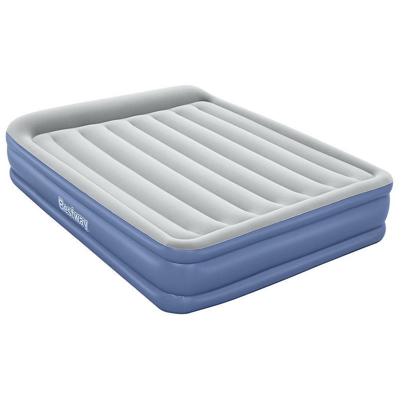 Bestway QUEEN Air Mattress 46cm Inflatable Airbed Blue