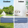 Bestway QUEEN Air Mattress 46cm Inflatable Airbed Blue