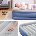 Bestway QUEEN Air Mattress 46cm Inflatable Airbed Blue