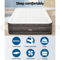 Bestway Air Mattress QUEEN 46cm Grey Inflatable Airbed