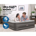 Bestway Air Mattress QUEEN 46cm Grey Inflatable Airbed
