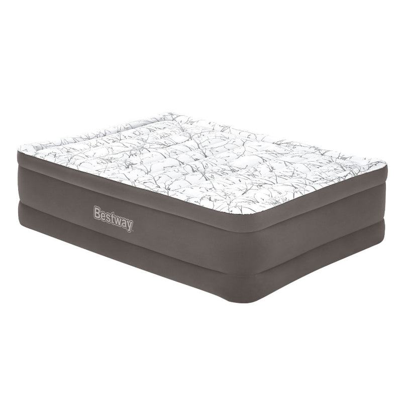 Bestway QUEEN Air Mattress 56cm Inflatable Airbed Grey