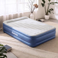 Bestway Air Mattress Inflatable Bed Built-in Pump Luxury QUEEN Airbed 56cm Blue