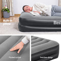 Bestway Single Air Mattress 46cm Inflatable Airbed Black