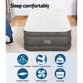 Bestway Air Mattress Single 46cm Grey Inflatable Airbed