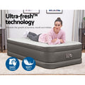 Bestway Air Mattress Single 46cm Grey Inflatable Airbed