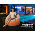 Bestway Inflatable Air Chair LED Light Sofa Lounge Seat