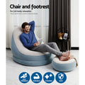 Bestway Inflatable Air Chair Lazy Sofa Lounge Ottoman Purple Blue