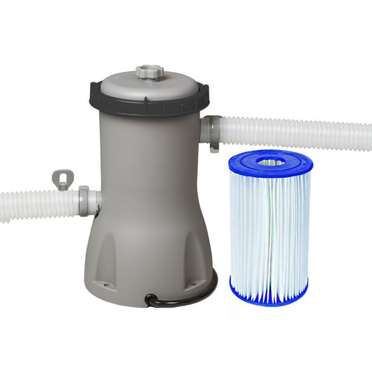 Bestway Pool Pump Cartridge Filter 800GPH 3028L/H Flowclear