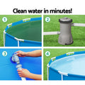 Bestway Pool Pump Cartridge Filter 800GPH 3028L/H Flowclear
