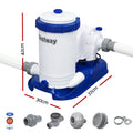Bestway Pool Pump Cartridge Filter 2500GPH 9463L/H Flowclear