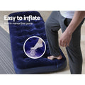Bestway Single Inflatable Air Mattress Navy 75x191cm