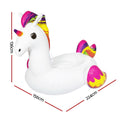 Bestway Unicorn Inflatable Pool Float Lounger 224x156cm