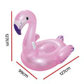 Bestway Flamingo Pool Float Rider 1.27m x 1.27m Kids Seat