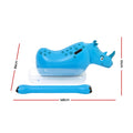 Bestway Kids Rhino Inflatable Ride-On Pool Float Toy Set of 2 with Boppers