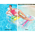 Bestway Pool Float Inflatable Lounge Pillow Bed Seat