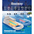 Bestway Pool Float Inflatable Lounge Seat w/ Cup Holder