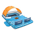 Bestway 6-Person Pool Float Island Inflatable Raft Lounge Canopy