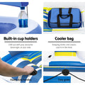 Bestway 6 Person Pool Float Inflatable Island Lounge Canopy
