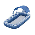 Bestway Inflatable Float Lounger 1.98M Sunshade Canopy Blue