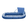Bestway Inflatable Float Lounger 1.98M Sunshade Canopy Blue