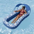 Bestway Inflatable Float Lounger 1.98M Sunshade Canopy Blue