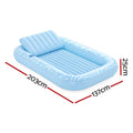 Bestway Pool Float Lounger 2.03m x 1.37m Inflatable Lounge Chair