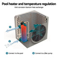 Bestway 4.4kW Pool Heater 30000L Electric Water Temperature