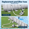 Bestway 38mm Pool Hose Replacement Sand Filter Cartridge Filter Pump Pipe 3m
