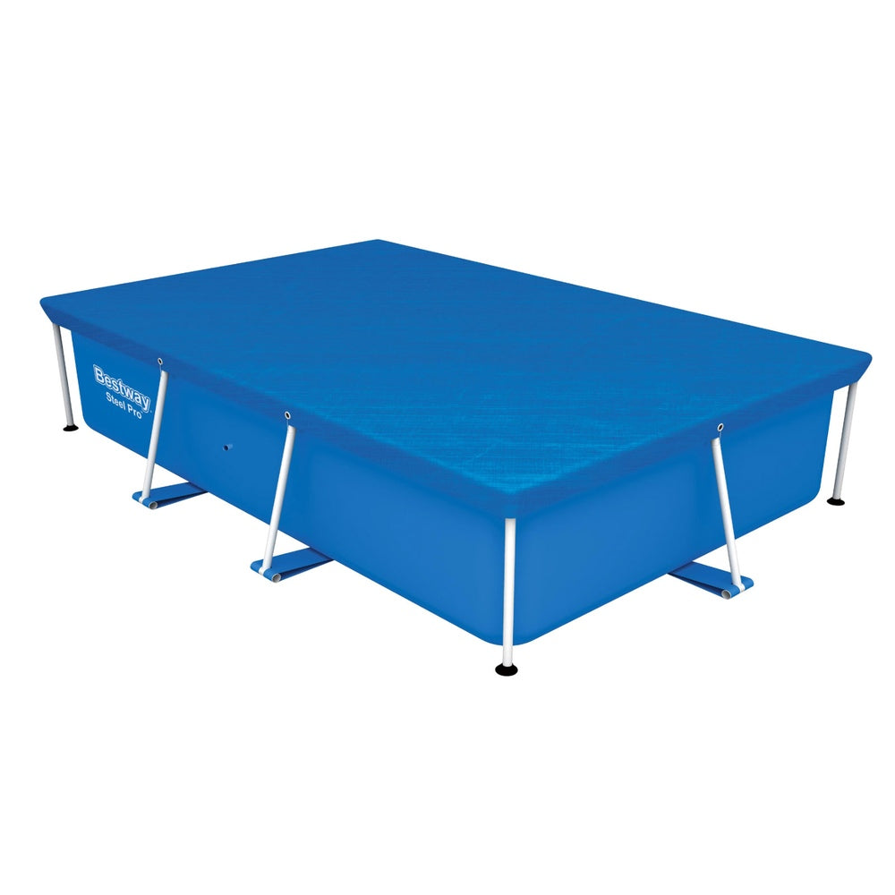 Bestway Pool Cover 264x174cm Rectangle Swimming Pool PE Shelter Fits 259x170cm Pools