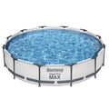 Bestway Swimming Pool 366x76cm Steel Frame 6473L w/ Filter Pump