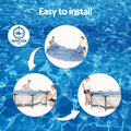 Bestway Swimming Pool 366x76cm Steel Frame 6473L w/ Filter Pump