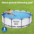 Bestway Swimming Pool 366x100cm Steel Frame Above Ground 9150L