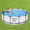 Bestway Swimming Pool 366x100cm Steel Frame Above Ground 9150L