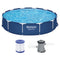 Bestway Pool 366x76cm Steel Frame Round Above Ground 6473L