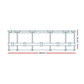 Bestway Pool 366x76cm Steel Frame Round Above Ground 6473L