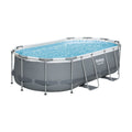 Bestway 427x250x100cm Swimming Pool Steel Frame Above Ground 7250L