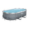 Bestway 427x250x100cm Swimming Pool Steel Frame Above Ground 7250L