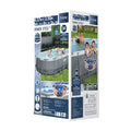 Bestway 427x250x100cm Swimming Pool Steel Frame Above Ground 7250L