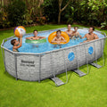 Bestway Swimming Pool 549x274x122cm Steel Frame Above Ground Pools Filter Pump Ladder 13430L