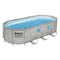 Bestway 549x274cm Steel Frame Pool 13430L Filter Pump Ladder