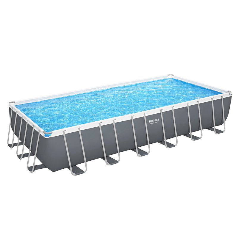 Bestway Steel Frame Pool 732x366x132cm Above Ground Ladder 30045L