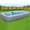 Bestway Steel Frame Pool 732x366x132cm Above Ground Ladder 30045L